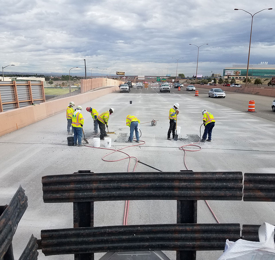 highway concrete repair